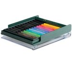 FABER-CASTELL Feutre PITT artist pen, ètui de 12