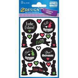 ZDesign Sticker de Pâques 'Animaux bohème'