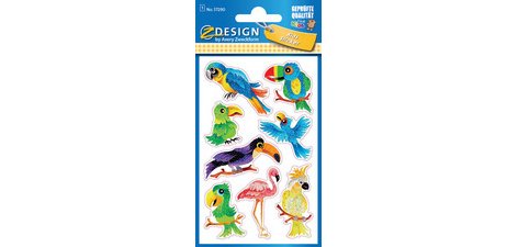 ZDesign KIDS Sticker glitter 'oiseaux'