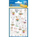 ZDesign KIDS Sticker glitter 'alpagas'