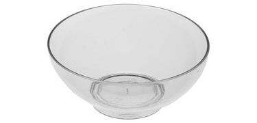 Runde Schale für Snacks, 65 ml, transparent