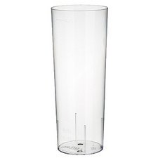 Verre à cocktail en plastique PS, 0,3 l, transparent