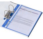 Chemise de rangement à lamelle, A4, PP