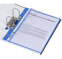 Chemise de rangement à lamelle, A4, PP, jaune