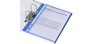 Chemise de rangement à lamelle, A4, PP