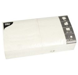 Serviettes, 330 x 330 mm, 2 plis, blanc