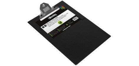 Klembord, A4, pvc coating, zwart