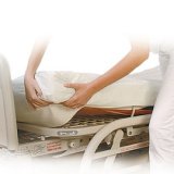 Alèse de matelas, en non-tissé en PP, 50 g/m2, blan