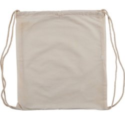 Sac à cordon en coton, (L)380 x (H)420 mm