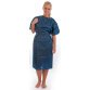 Blouse de patient en PP, 50 g/m2, bleu