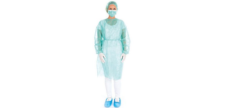 Kit de protection SARM II, 5 pièces, vert