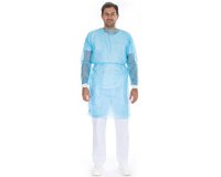 Sur-blouse en PP pour visiteurs/patients/personnel