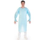 Blouse d'examen CPE avec trou pour le pouce, blanc