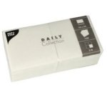 Serviette cocktail, 240 x 240 mm, 2 couches, blanc