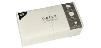 Cocktail napkin, 240 x 240 mm, 2-ply, white