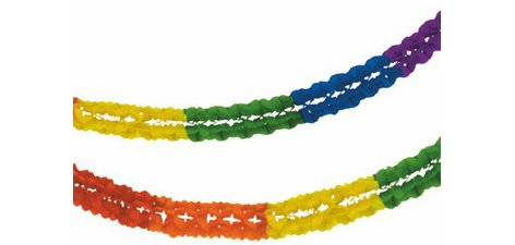Guirlande pour grande salle 'Rainbow', 250 mm