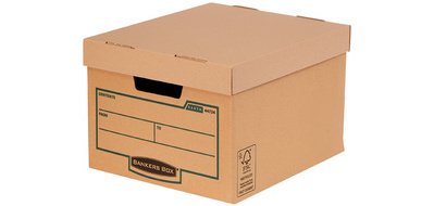 BANKERS BOX EARTH Carton d'archives/de transport