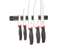 Bloc de couteaux, 5 pièces, avec barre magnétique
