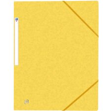 Map met elastiek Top File, A4, geel