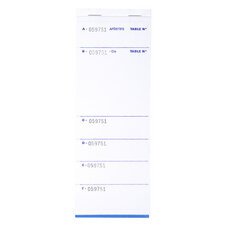 Restaurant duplicate note book 25 sheets - 9,5x26cm