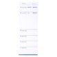 Notepad Exac Restau 9.6x17cm 50Bl Trip - x 50