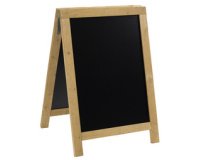 Panneau trottoir NATURE, avec tableau noir