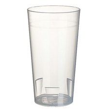 Gobelet plastique PP, 0,4 l, translucide, par 10