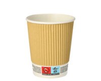 Gobelet en carton "pure" Ripple Wall"