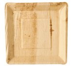 Assiette feuille de palmier 'pure', carré 250 x 250 mm
