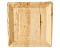 Assiette feuille de palmier 'pure', 250 x 250 mm