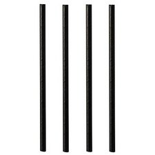 Black paper straw "Pure"