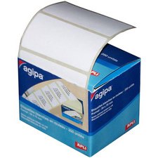 Etiquettes d'expédition, 75 x 34 mm, en rouleau, blanc