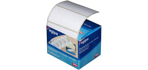 Etiquettes d'expédition, 75 x 34 mm, en rouleau, blanc