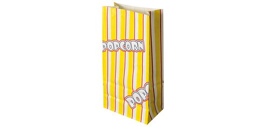 Popcorn bag, 205 x 105 x 60 mm