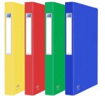 Classeur 2 anneaux cartonné Oxford Eurofolio+  A4 - Dos 3,5 cm bleu