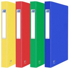 Elba Oxford Eurofolio classeur, pour ft A4, 2 anneaux, couleurs assorties