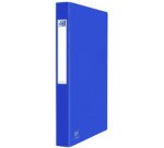Classeur 2 anneaux cartonné Oxford Eurofolio+  A4 - Dos 3,5 cm bleu