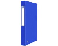 Binder 2 rings cardboard Oxford Eurofolio+  A4 - Rug 3,5 cm blauw