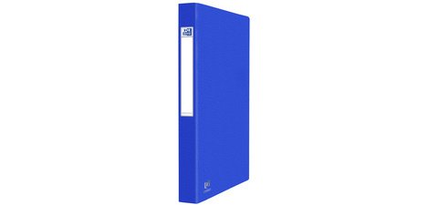 Ordner mit 2 Ringen, Pappe, Oxford Eurofolio+, A4 - Rücken 3,5 cm, blau