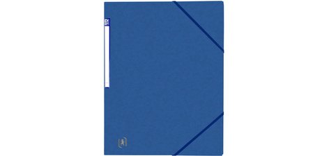 Elastomap Top File zonder klep, A4, blauw