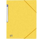 Chemise simple à élastique Top File+, A4, jaune