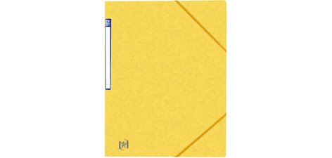 Chemise simple à élastique Top File+, A4, jaune