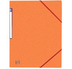 Einfaches Hemd mit Gummiband Top File+, A4, orange