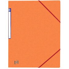Chemise simple à élastique Top File+, A4, orange