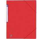 Chemise simple à élastique Top File+, A4, rouge