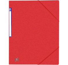 Elastomap Top File zonder klep, A4, rood
