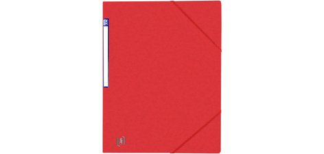 Chemise simple à élastique Top File+, A4, rouge