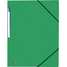 Elastomap Top File zonder klep, A4, groen