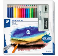 Kit de dessin Watercolour Design Journey,18 pièces