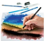 Kit de dessin Watercolour Design Journey,18 pièces